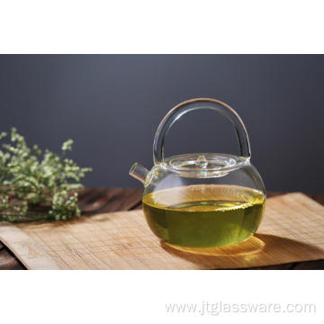 HandMade Borosilicate Heat Resistant Glass Teapot